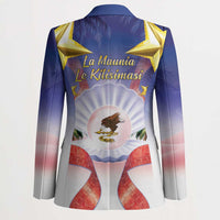 American Samoa Christmas Blazer Seashell Santa Beach Vibes - Polynesian Pride