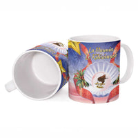 American Samoa Christmas Ceramic Mug Seashell Santa Beach Vibes - Polynesian Pride