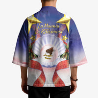 American Samoa Christmas Kimono Seashell Santa Beach Vibes - Polynesian Pride