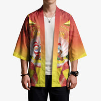French Polynesia Christmas Kimono Seashell Santa Beach Vibes - Polynesian Pride