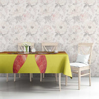 French Polynesia Christmas Tablecloth Seashell Santa Beach Vibes - Polynesian Pride