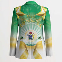 Cook Islands Christmas Blazer Seashell Santa Beach Vibes - Polynesian Pride