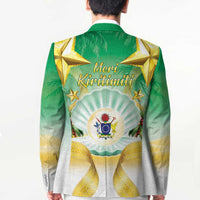 Cook Islands Christmas Blazer Seashell Santa Beach Vibes - Polynesian Pride