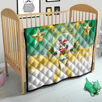 Cook Islands Christmas Quilt Seashell Santa Beach Vibes - Polynesian Pride