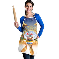 Marshall Islands Christmas Apron Seashell Santa Beach Vibes LT05 - Polynesian Pride