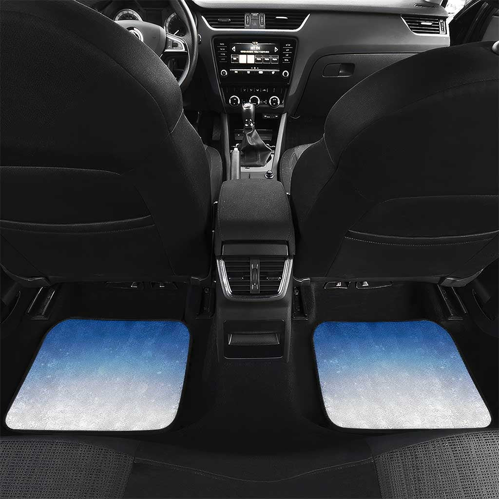 Marshall Islands Christmas Car Mats Seashell Santa Beach Vibes - Polynesian Pride