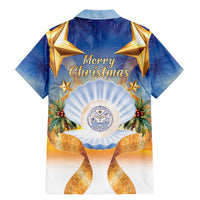 Marshall Islands Christmas Family Matching Mermaid Dress and Hawaiian Shirt Seashell Santa Beach Vibes LT05 - Polynesian Pride