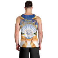 Marshall Islands Christmas Men Tank Top Seashell Santa Beach Vibes - Polynesian Pride