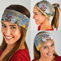 Marshall Islands Christmas Neck Gaiter Seashell Santa Beach Vibes LT05 - Polynesian Pride