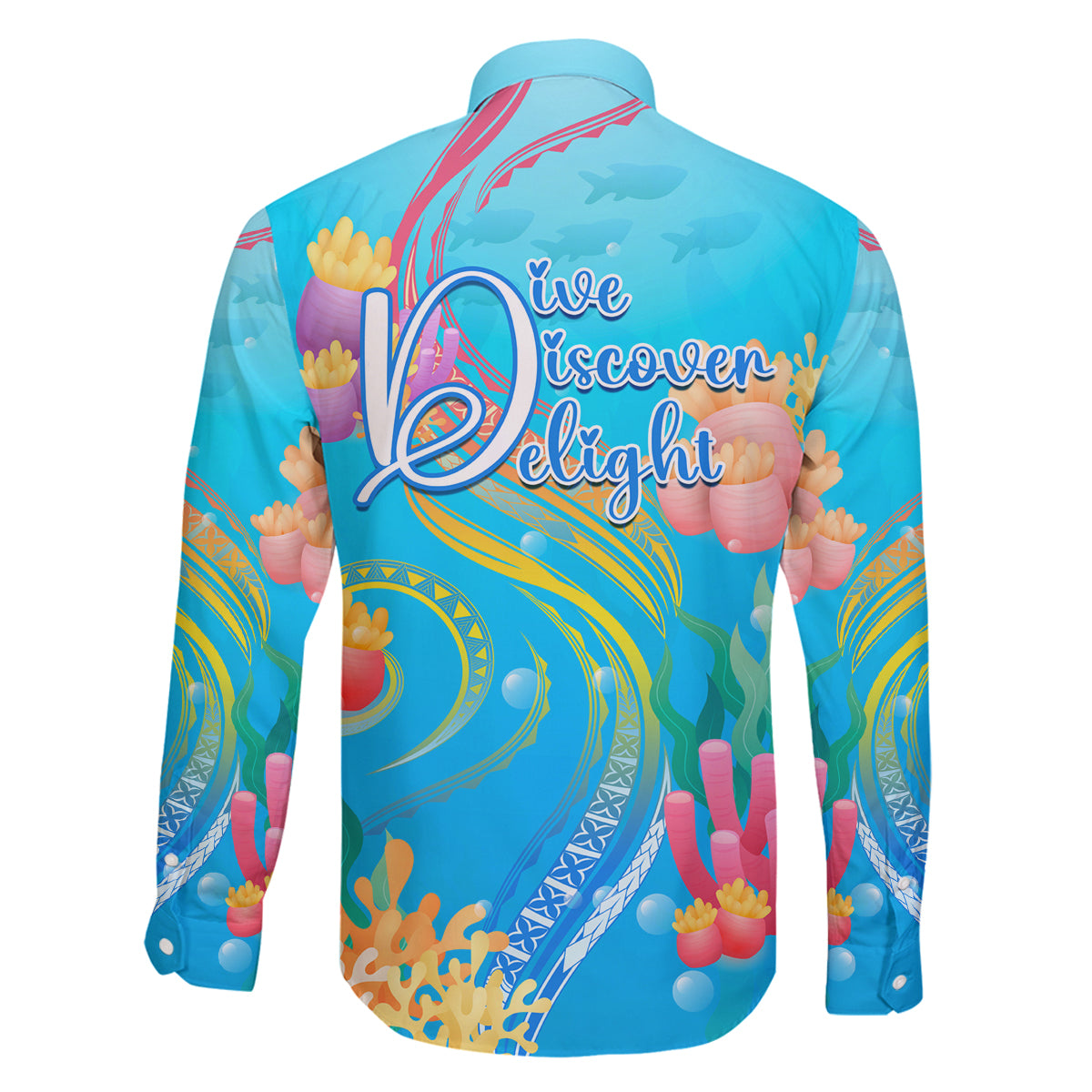 Under The Sea Scuba Diving Family Matching Off Shoulder Short Dress and Hawaiian Shirt Polynesian Pattern LT05 - Polynesian Pride