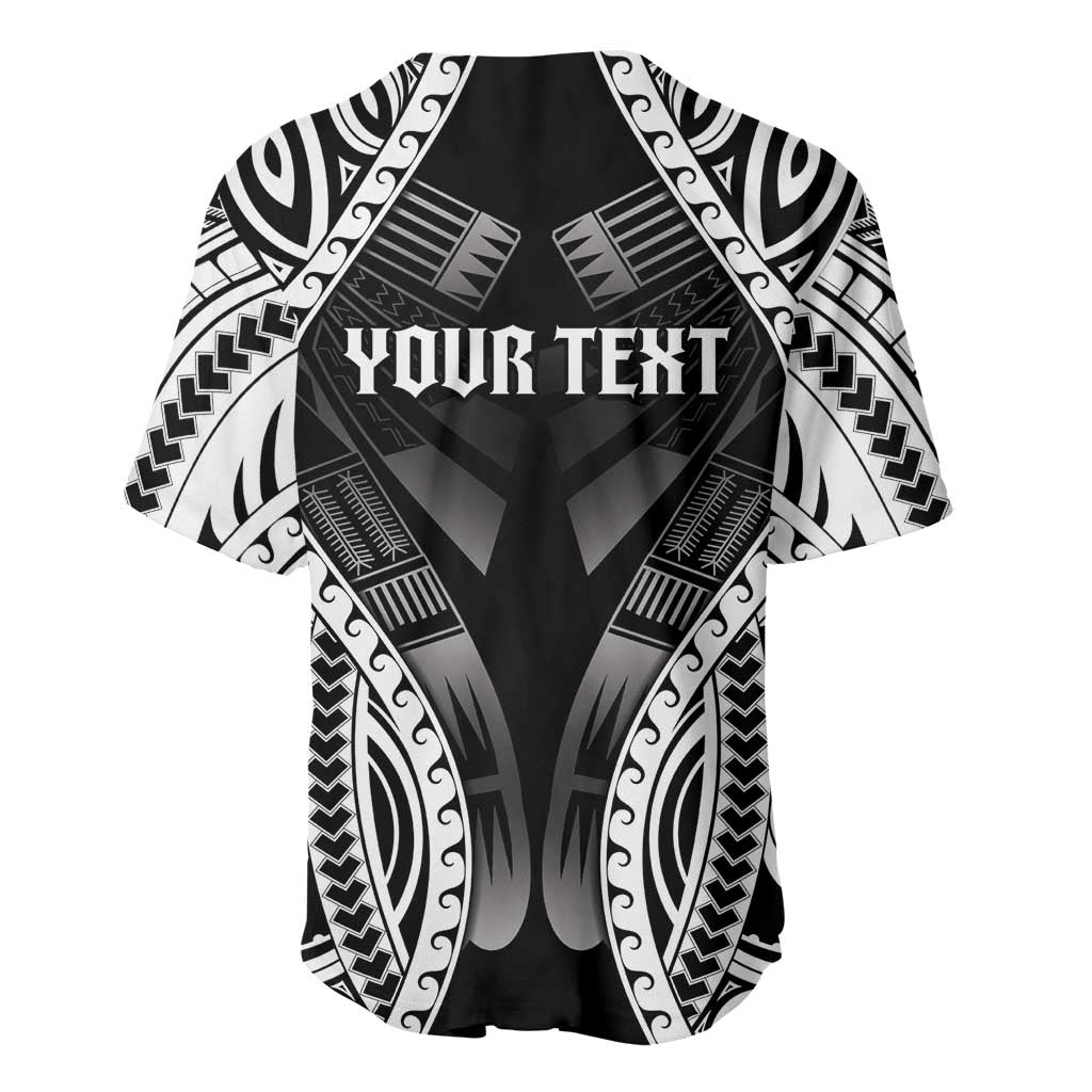 Personalised Remember Samoa Black Saturday Baseball Jersey Samoa Mo Samoa - Polynesian Pride