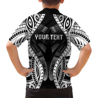 Personalised Remember Samoa Black Saturday Family Matching Summer Maxi Dress and Hawaiian Shirt Samoa Mo Samoa - Polynesian Pride