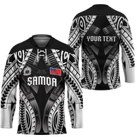 Personalised Remember Samoa Black Saturday Hockey Jersey Samoa Mo Samoa - Polynesian Pride
