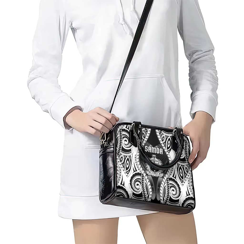 Remember Samoa Black Saturday Shoulder Handbag Samoa Mo Samoa - Polynesian Pride