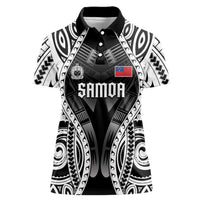 Personalised Remember Samoa Black Saturday Women Polo Shirt Samoa Mo Samoa - Polynesian Pride