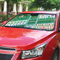 Norfolk Island Christmas Auto Sun Shade Festive Beach Vibes - Polynesian Pride