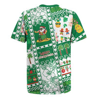 Norfolk Island Christmas Rugby Jersey Festive Beach Vibes - Polynesian Pride