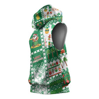 Norfolk Island Christmas Sleeveless Hoodie Festive Beach Vibes LT05 - Polynesian Pride