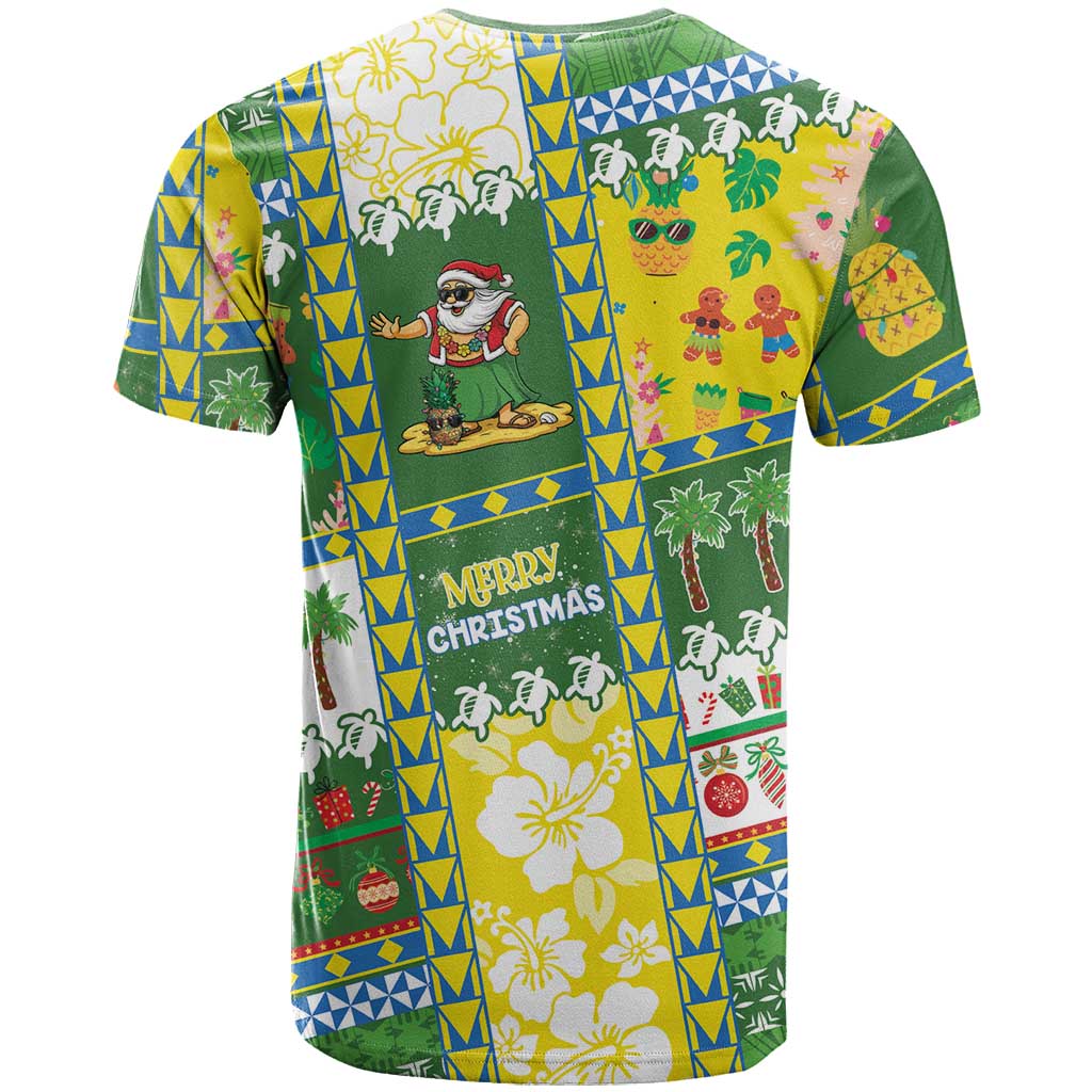 Pitcairn Islands Christmas T Shirt Festive Beach Vibes - Polynesian Pride