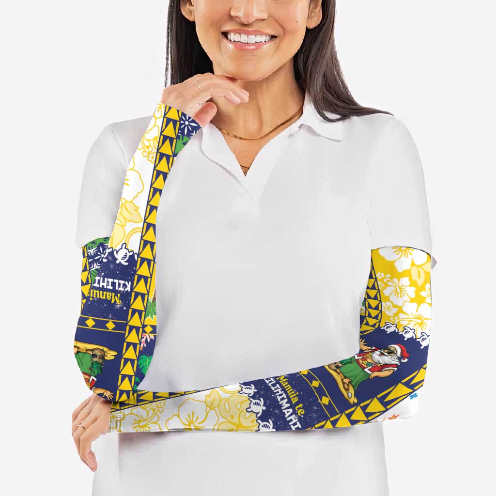 Tokelau Christmas Arm Sleeves Festive Beach Vibes - Polynesian Pride