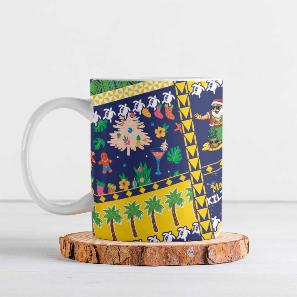 Tokelau Christmas Ceramic Mug Festive Beach Vibes - Polynesian Pride