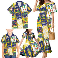 Tokelau Christmas Family Matching Mermaid Dress and Hawaiian Shirt Festive Beach Vibes LT05 - Polynesian Pride