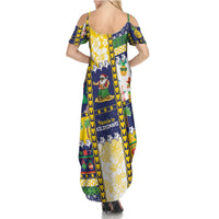 Tokelau Christmas Family Matching Summer Maxi Dress and Hawaiian Shirt Festive Beach Vibes LT05 - Polynesian Pride
