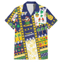 Tokelau Christmas Family Matching Tank Maxi Dress and Hawaiian Shirt Festive Beach Vibes LT05 Dad's Shirt - Short Sleeve Colorful - Polynesian Pride