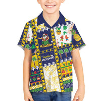 Tokelau Christmas Kid Hawaiian Shirt Festive Beach Vibes - Polynesian Pride