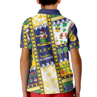 Tokelau Christmas Kid Polo Shirt Festive Beach Vibes - Polynesian Pride