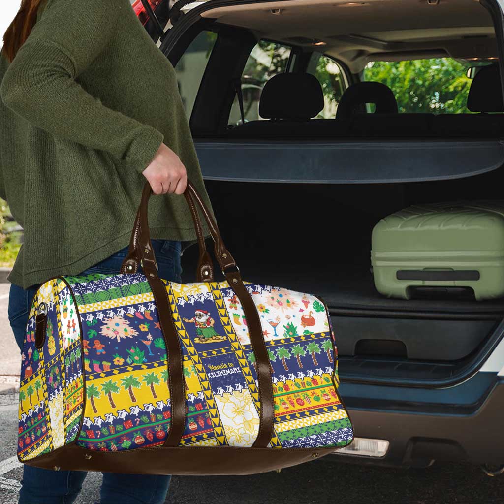 Tokelau Christmas Travel Bag Festive Beach Vibes - Polynesian Pride