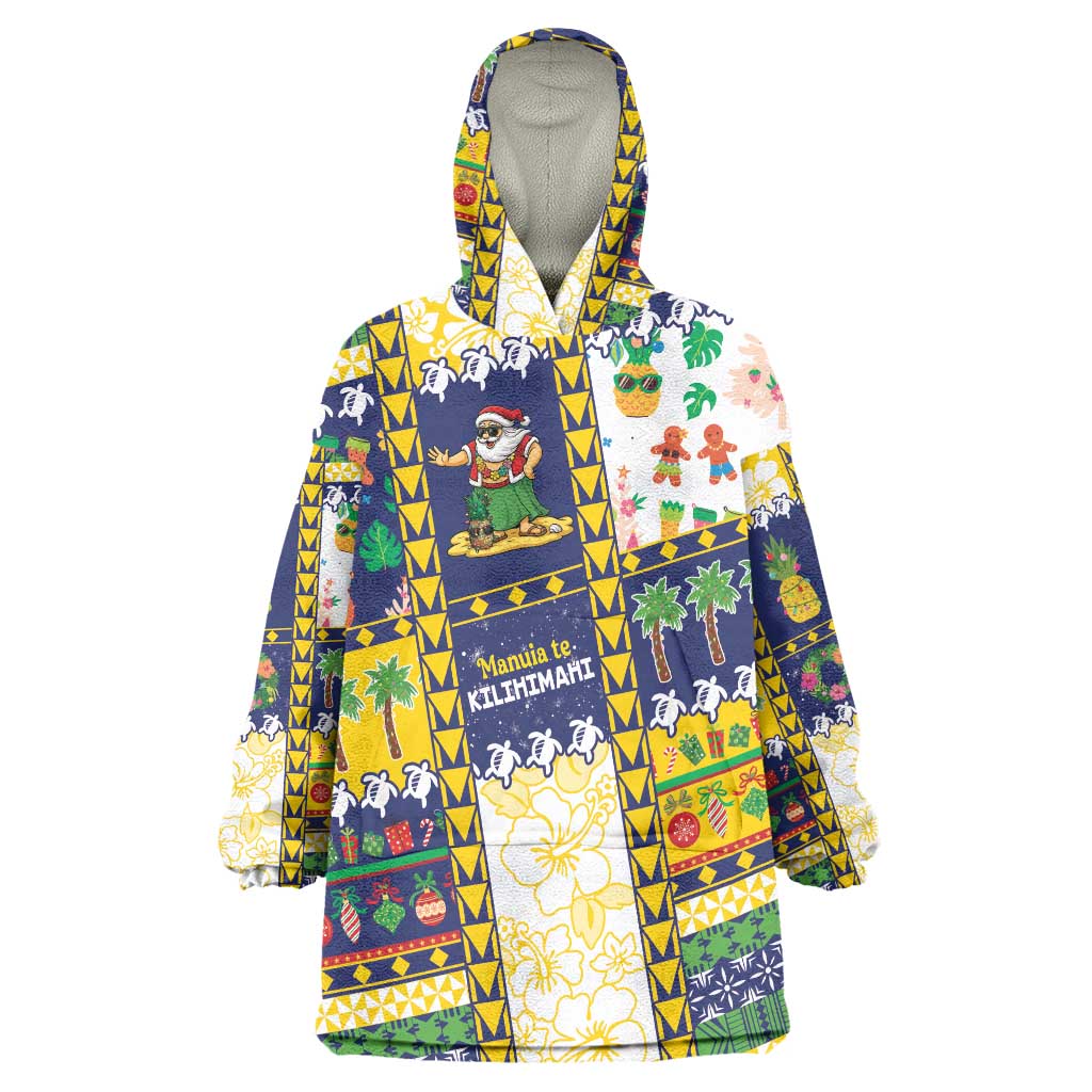 Tokelau Christmas Wearable Blanket Hoodie Festive Beach Vibes LT05 One Size Colorful - Polynesian Pride