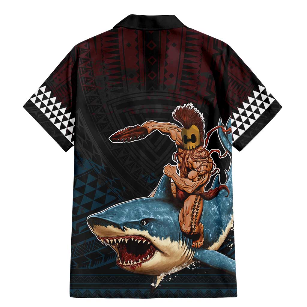 Hawaii Ikaika Family Matching Mermaid Dress and Hawaiian Shirt Hawaiian Mythic Koa Tribal Warrior LT05 - Polynesian Pride