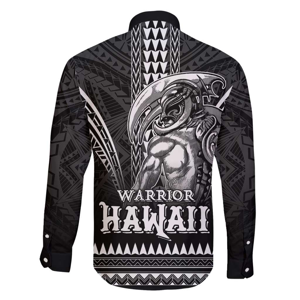 Hawaiian Ikaika Warrior Family Matching Mermaid Dress and Hawaiian Shirt Tribal Pattern LT05 - Polynesian Pride