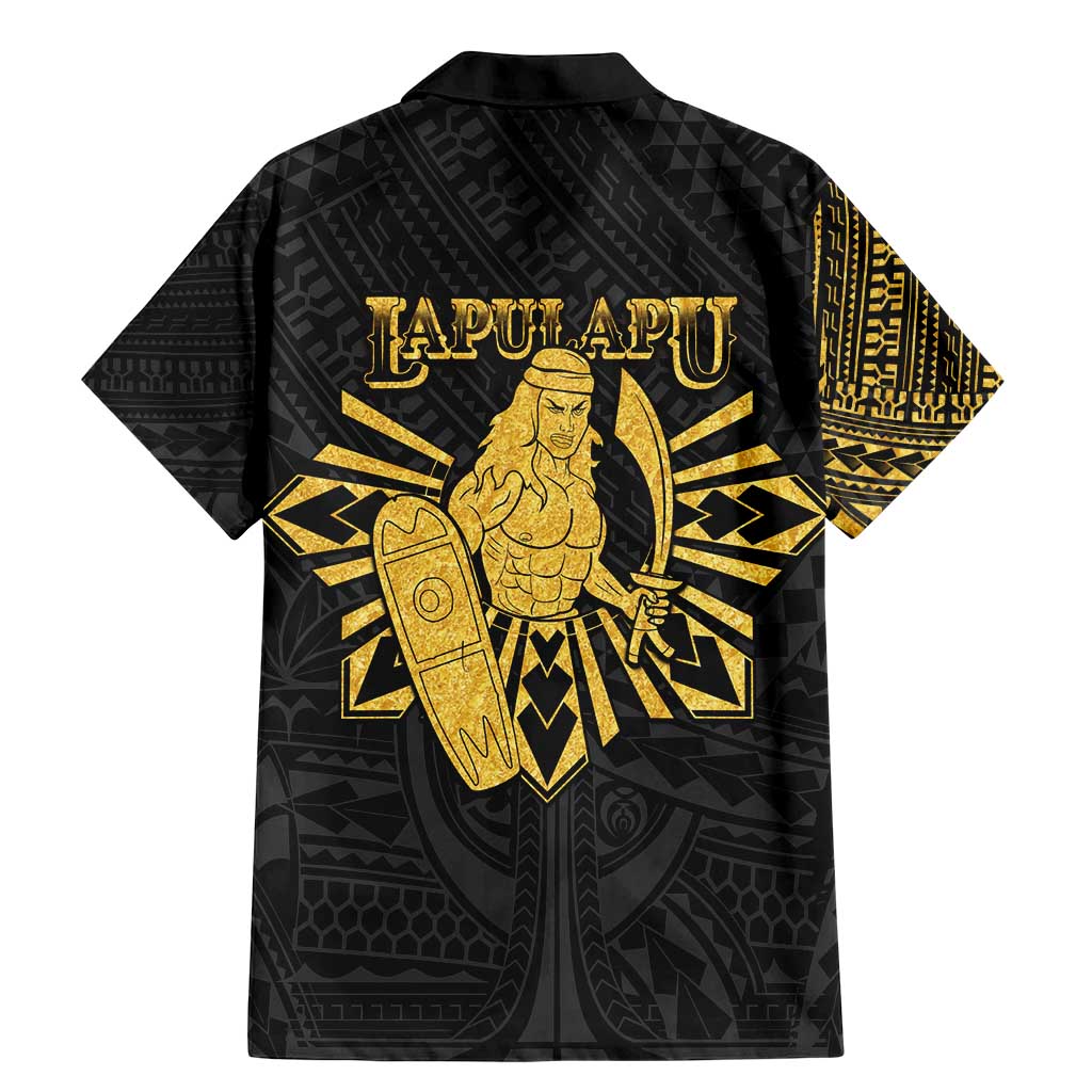 Philippines Tribal Family Matching Mermaid Dress and Hawaiian Shirt King Lapu Lapu Gold Version LT05 - Polynesian Pride