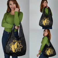 Philippines Tribal Grocery Bag King Lapu Lapu Gold Version