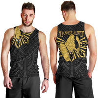 Philippines Tribal Men Tank Top King Lapu Lapu Gold Version