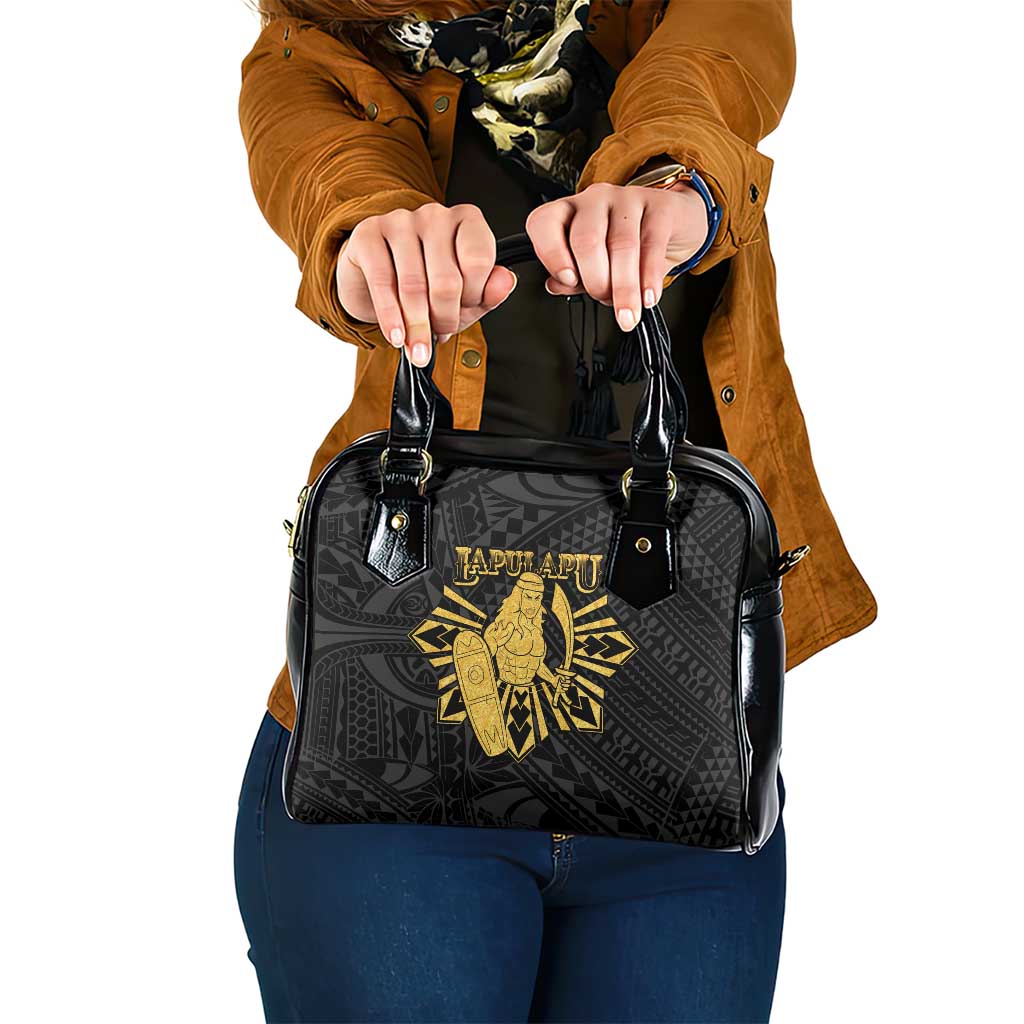 Philippines Tribal Shoulder Handbag King Lapu Lapu Gold Version