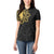 Philippines Tribal Women Polo Shirt King Lapu Lapu Gold Version