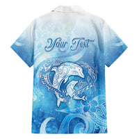 Mother's Love Is Deeper Than Ocean Family Matching Off The Shoulder Long Sleeve Dress and Hawaiian Shirt Polynesian Style LT05 - Polynesian Pride