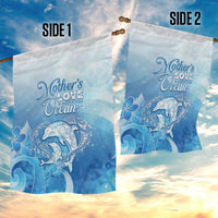 Mother's Love Is Deeper Than Ocean Garden Flag Polynesian Style