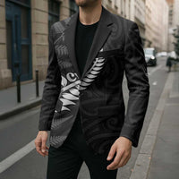 Personalised New Zealand Chur Bro Blazer Maori Koru With Silver Fern