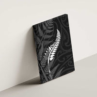 New Zealand Chur Bro Canvas Wall Art Maori Koru With Silver Fern