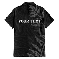Personalised New Zealand Chur Bro Family Matching Mermaid Dress and Hawaiian Shirt Maori Koru With Silver Fern LT05 - Polynesian Pride