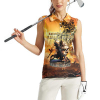 Hawaii Memorial Day Women Sleeveless Polo Shirt Remember Their Sacrifice