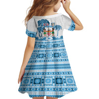 Fiji 679 Constitution Day Family Matching Off The Shoulder Long Sleeve Dress and Hawaiian Shirt Fijian Tapa Pattern LT05 - Polynesian Pride