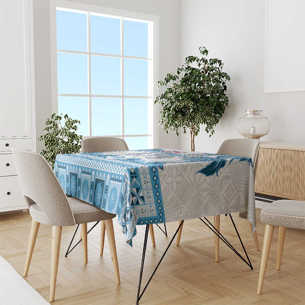 Fiji 679 Constitution Day Tablecloth Fijian Tapa Pattern