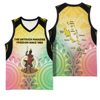Vanuatu Independence Day Basketball Jersey The Untouched Paradise