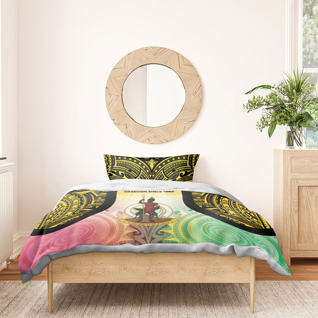 Vanuatu Independence Day Bedding Set The Untouched Paradise