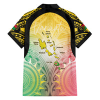 Vanuatu Independence Day Family Matching Long Sleeve Bodycon Dress and Hawaiian Shirt The Untouched Paradise